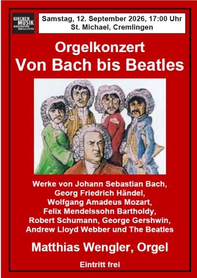 Plakat Bach bis Beatles